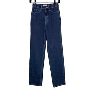 Pacsun 90's Boyfriend High Waist Jeans Classic Blue Denim Straight Leg 23 NWOT